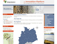 Tablet Screenshot of kirchengrundstuecke.de